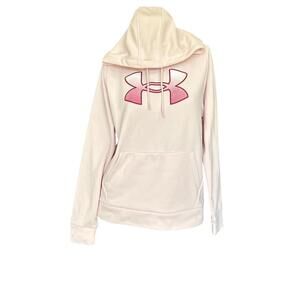 Under Armour Womens Medium Hoodie Light Pink Athletic Running